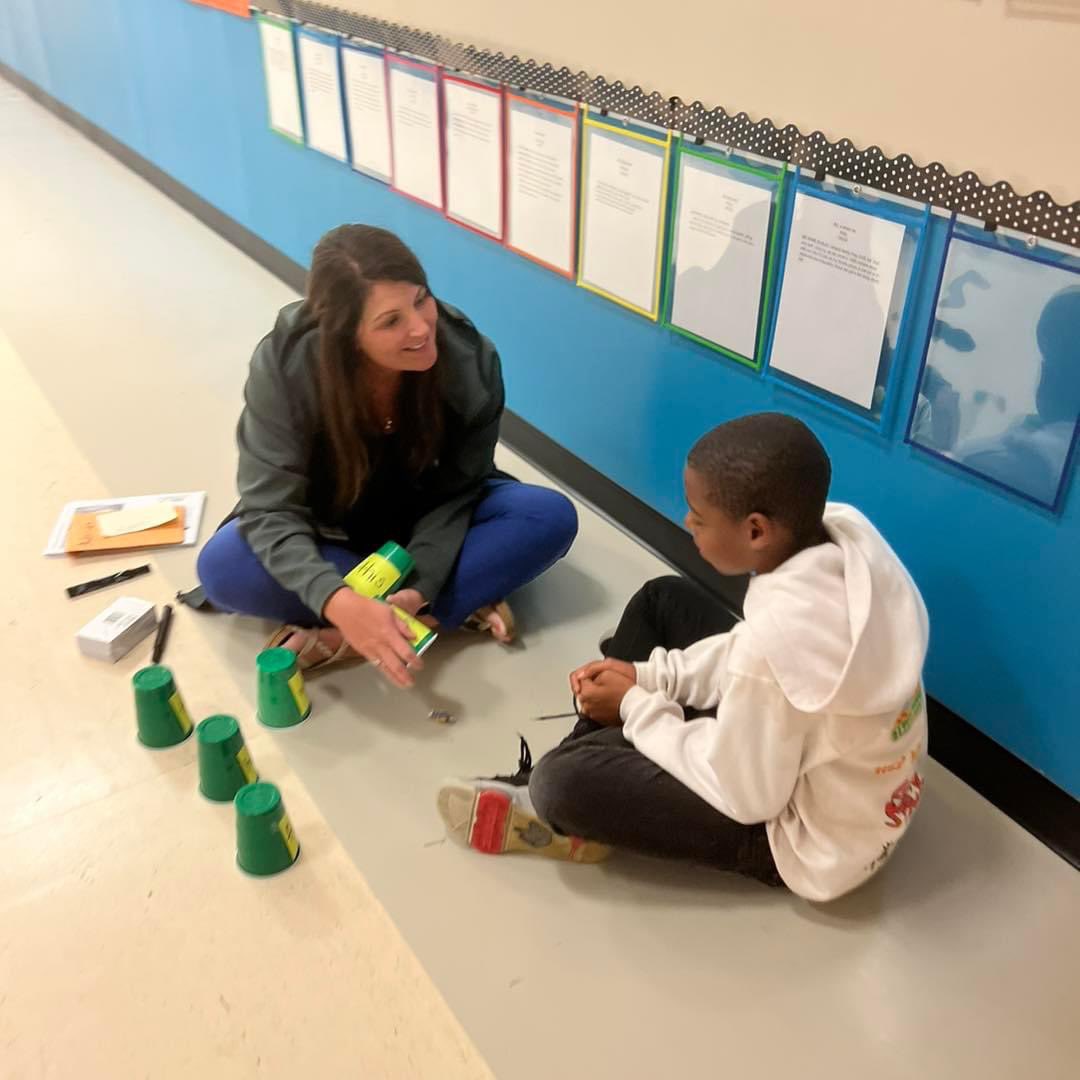Mrs. Zeigler providing opportunities for increasing achievement.  Learning can take place anywhere!  <a href="/LexingtonFour/">Lexington Four</a> <a href="/MalowMancini/">Mr. Malow</a>