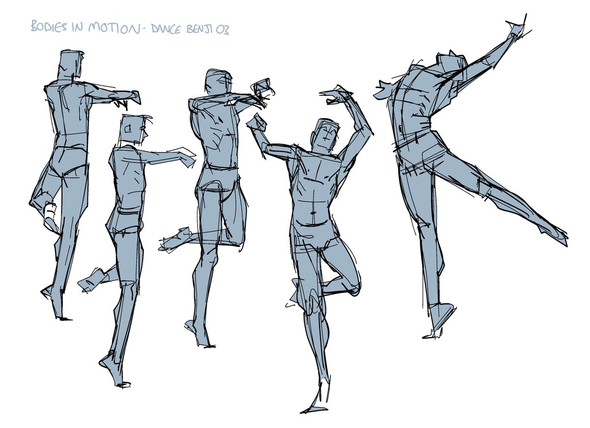 「Gestures drawn from Bodies In Motion, st」|Juliaのイラスト
