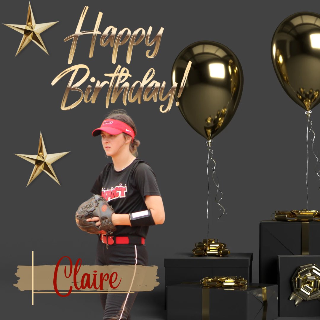 Help us wish our amazing outfielder and lead off batter, Claire, an amazing birthday. May this year bring you fun, laughter and more ESPN highlight worthy catches! #happybirthday  #clairebear🐻  #outfielder #makeitcount #timetocelebrate🎉