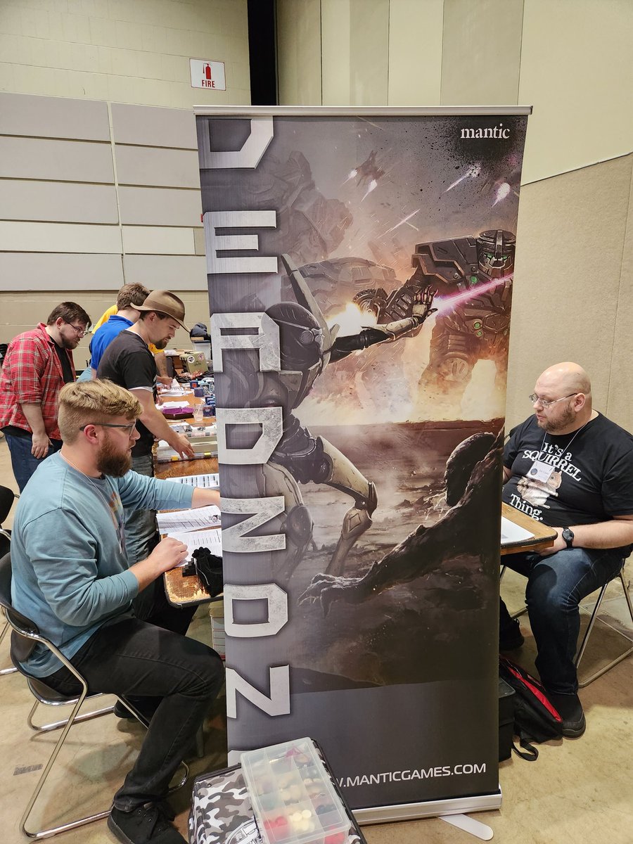 DeadzonePodcast's tweet photo. #Deadzone tournament at the #MichiganGT @manticgames https://t.co/nZzj3uaQ4d