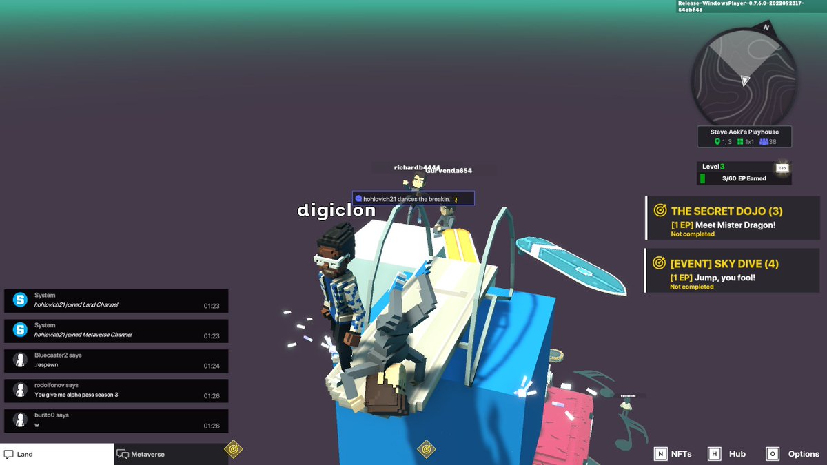 henrysplisky's tweet photo. @TheSandboxGame @steveaoki I just participated in the #SandboxAlphaS3Giveaway for a chance to win 500 SAND! Found the high diving board in @steveaoki's Playhouse, check out my screenshot below!
👇 https://t.co/31ELXaKmtN
