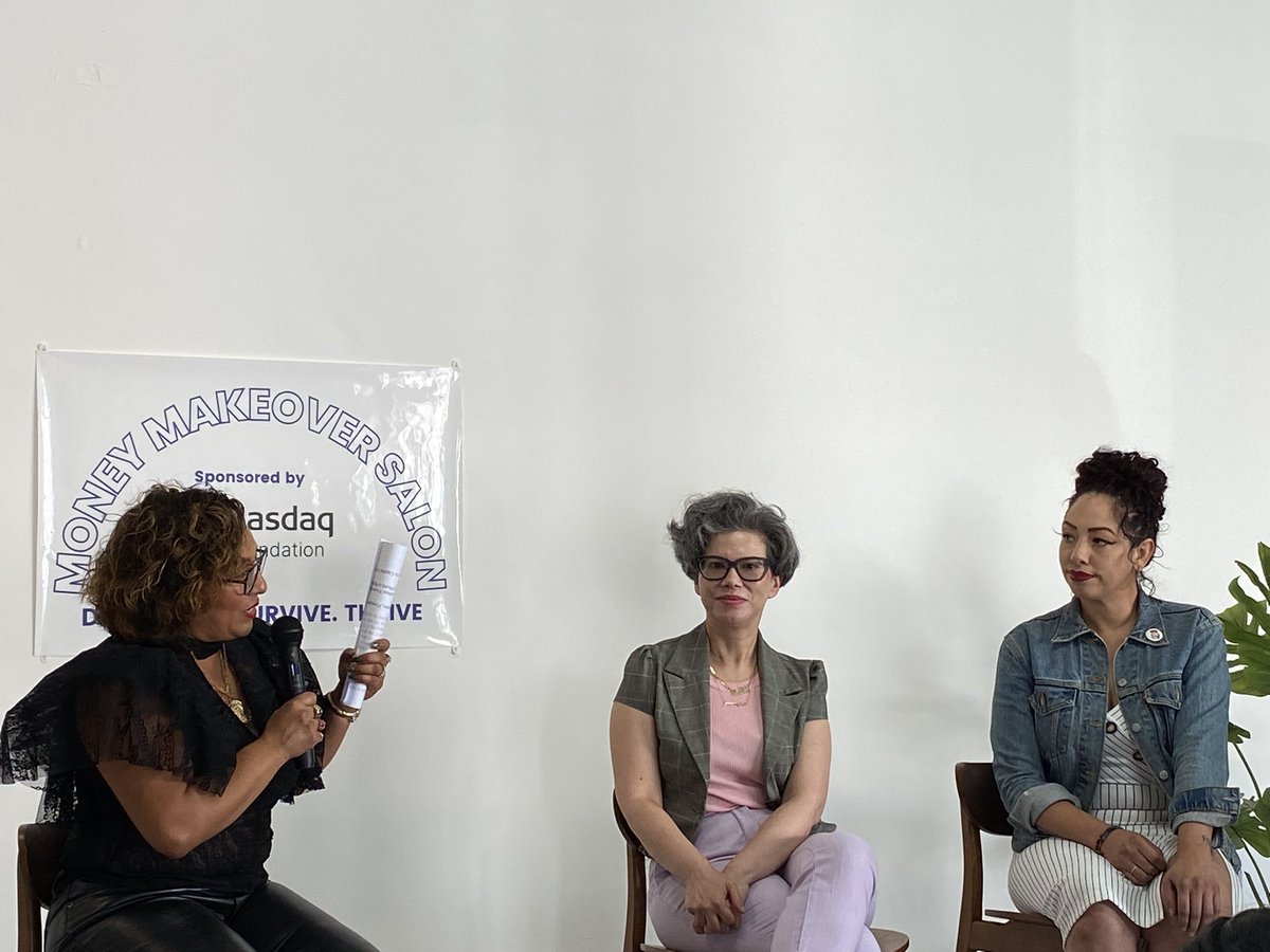 mongeliliana's tweet photo. So great to hear amazing insights from @deldelp at the @BBFounders #Thrive Campaign to help close the Racial Wealth Gap @dinero_diva @MMoneyMFuture #Latinas#LatinxinTech #LatinxinFintech #FinTech #DTLA https://t.co/CC9ICrlB4w