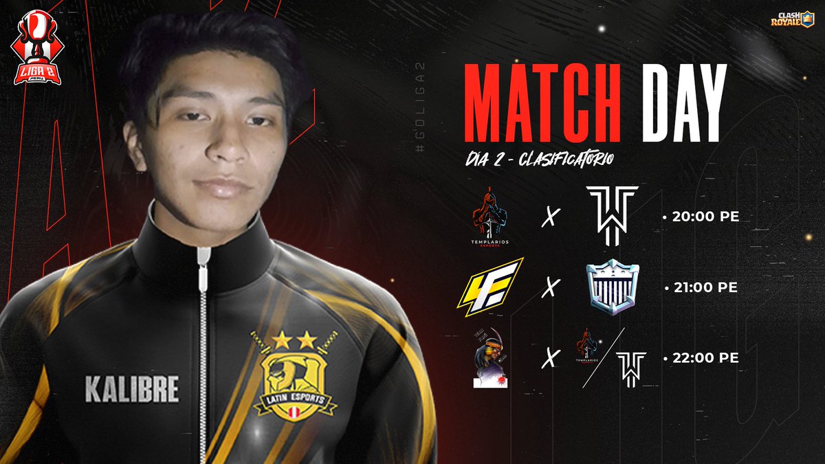 Liga_2PE's tweet photo. #CR | #Liga2

Seguimos con los enfrentamientos de Clasificatorios - D2 / LIGA 2 🏆

8:00 PM 🇵🇪
@TemplariosEGS
🆚
@TwEsportsCR

9:00 PM 🇵🇪
@LatiN_Academy_
🆚
@AlianzaLimaCR

10:00 PM 🇵🇪
@PerClashOficia1
🆚
..................

#GoL2 https://t.co/TMIzQ9apXI
