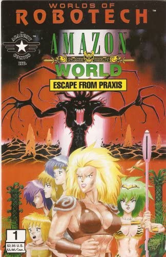 ComicsRobotech's tweet photo. WORLDS OF ROBOTECH: AMAZON WORLD
"Escape From Praxis"
Story by John Waltrip
Art by Jason Waltrip
Academy Comics, December 1994
#Robotech #RobotechComics #WorldsofRobotech #AcademyComics #Praxis https://t.co/3LHL5I13gZ