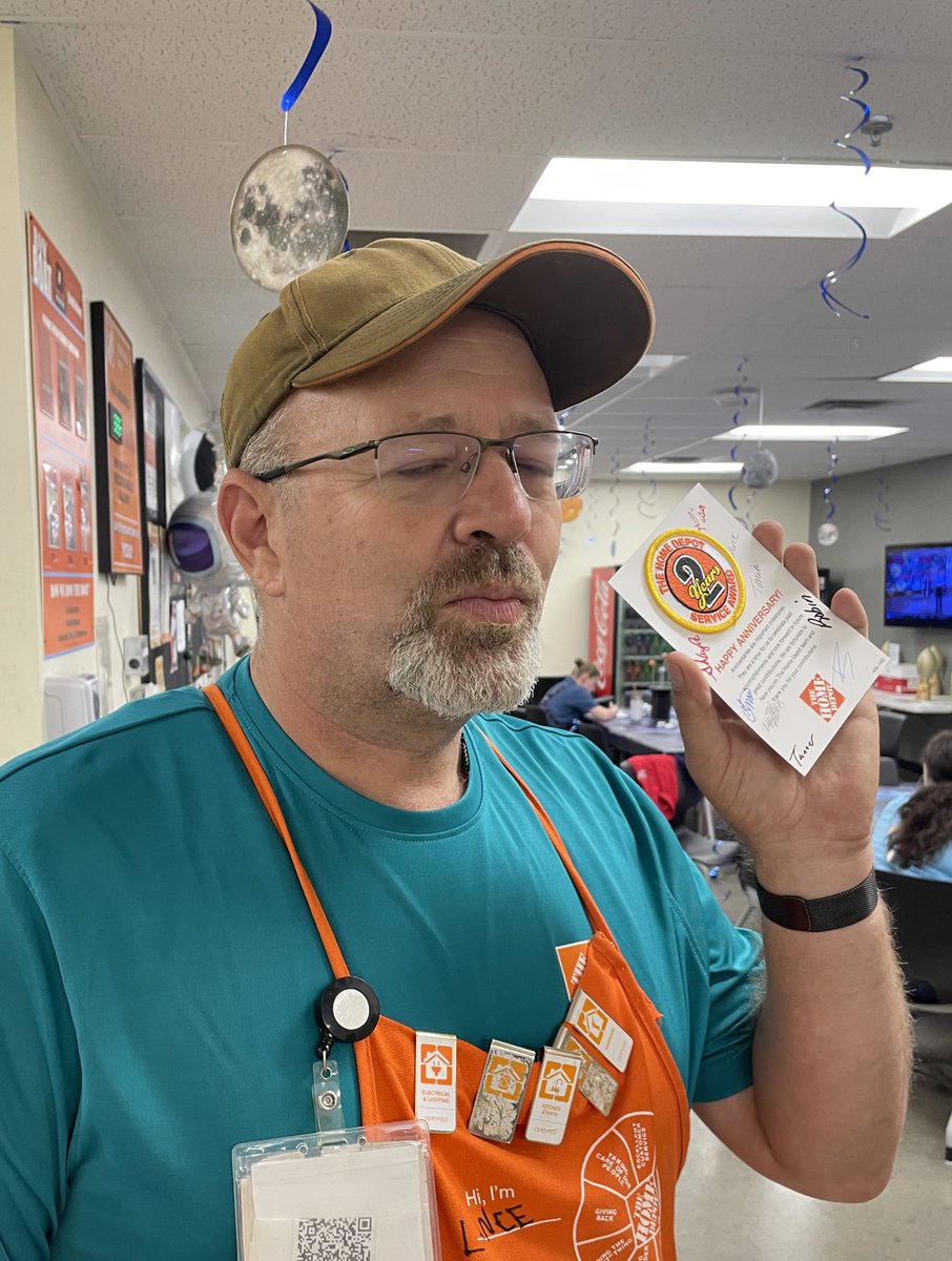 Congrats on 2 years, Lance!  I went in for a picture and I think he misunderstood!