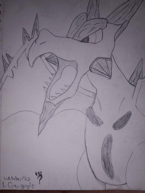 Trying #inktober again this year. Ive decided this year im gonna try different pokemon to help me get<a href="/tag/inktober"class="tags">#inktober</a><a href="/tag/art"class="tags"><span>#art</span></a><a href="/tag/pokemon"class="tags"><span>#pokemon</span></a><a href="/tag/fanart"class="tags"><span>#fanart</span></a><a href="/tag/drawingart"class="tags"><span>#drawingart</span></a><a href="/tag/drawingchallenge"class="tags"><span>#drawingchallenge</span></a>