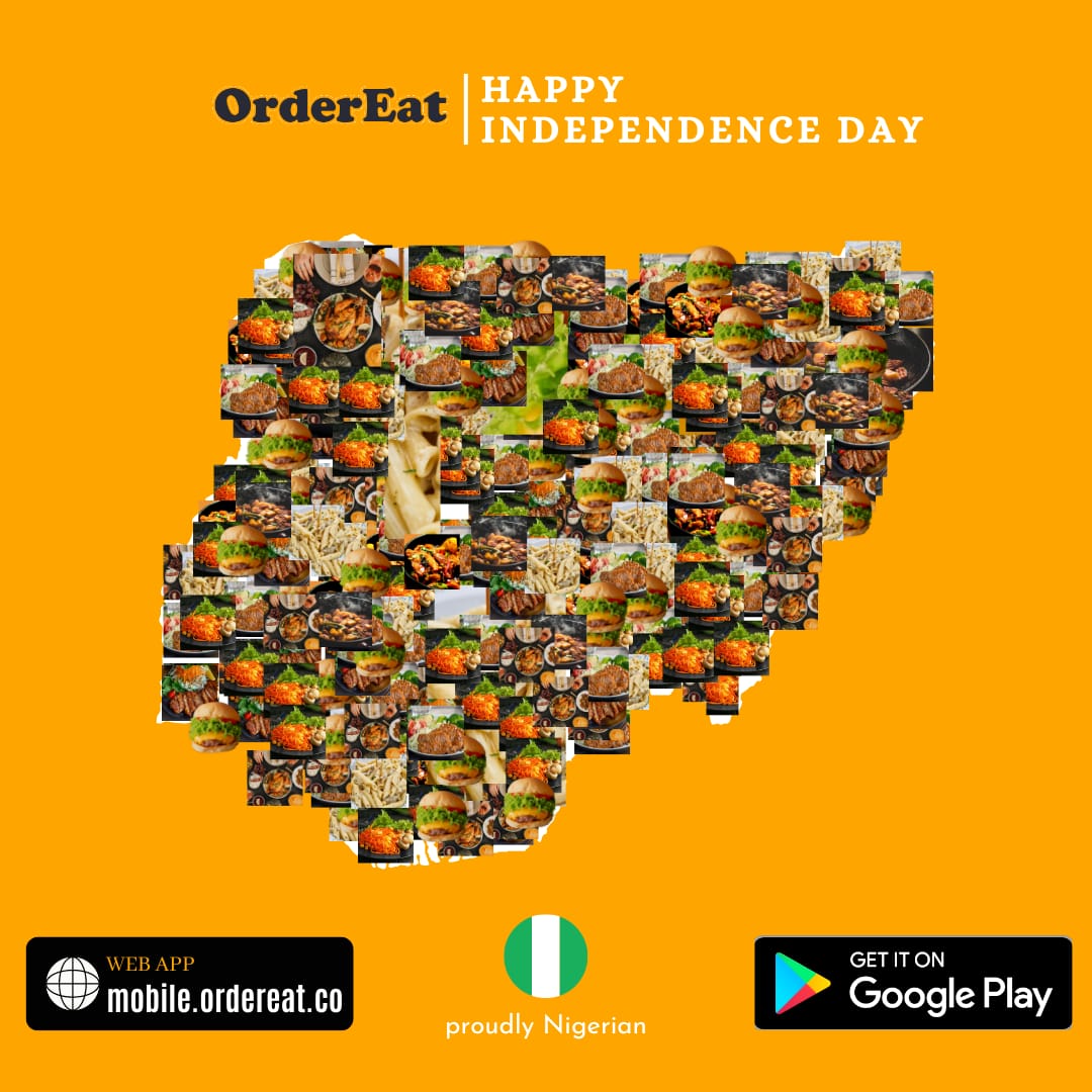 OrderEatEnt's tweet photo. It's a fresh beginning for our nation - Nigeria, flowing with surplus.

We celebrate with every Nigerian on this special occasion.

It's 62 years of being a nation!

Happy Independence Day,

OrderEat.
#October1st #IndependenceDayNigeria #HappyNewMonth https://t.co/jIRcMbCH2A