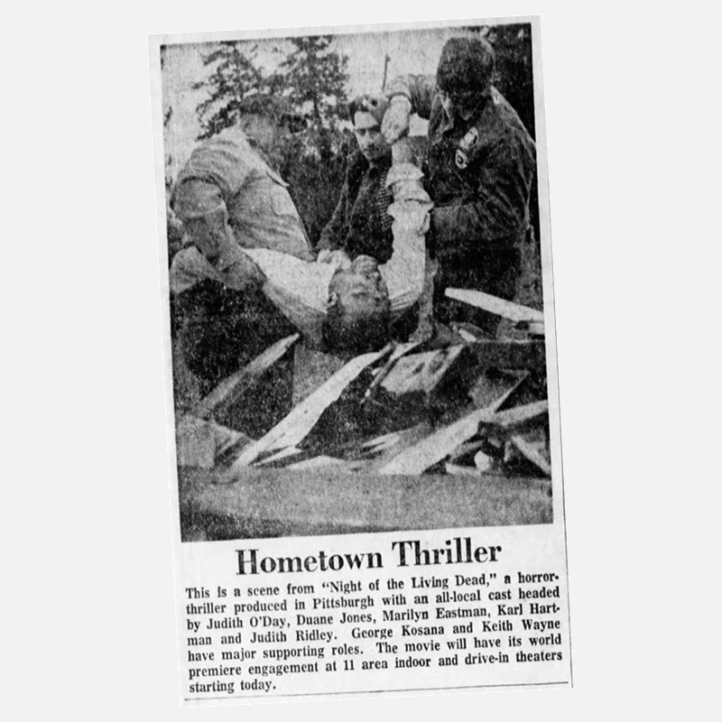 📅 #OnThisDay horror changed forever!

#NightoftheLivingDead premiered at the Fulton Theater in Pittsburgh on October 1, 1968.

Where were you the first time you saw it?🧟