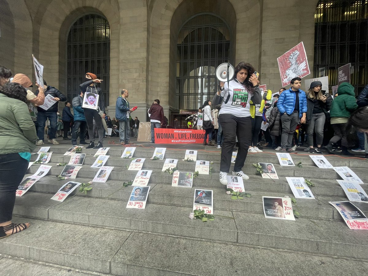 LalitaLolli's tweet photo. Went to a demonstration for Mahsa Amini this morning here in Pittsburgh. Please read about what’s going on in Iran right now. There’s a huge women’s rights revolution and the people don’t have access to the internet now. #freedomforiran #mahsaamini https://t.co/IlFEEGBm8Q
