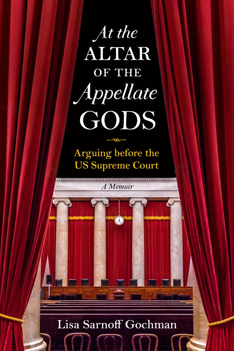 GochmanLisa's tweet photo. ABA Criminal Justice Section loved "At the Altar of the Appellate Gods: Arguing before the US Supreme Court (A Memoir)" (page 11):
https://t.co/VwZfmOqw0Z
10/18 release date; preorder now. #appellatetwitter #SCOTUS #AAAG @iupress @porchlightPR @readRLB https://t.co/pvlRDW8cjb