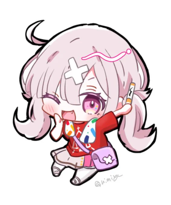 遅れましたが、ファンタジア巴さんとにじフェス健屋さんのフラスタ用に描かせていただきました。 #いらすこや  #巴絵 