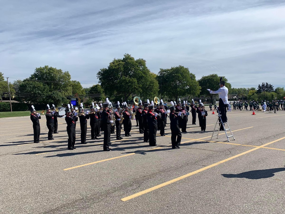ShorianBands's tweet photo. The Shorian Marching Band took the field today at Troy Athens for their 2022 Scholastic Marching Invitational! The band had a great showing and will use the feedback from the judges to grow and improve to finish off our season strong with an amazing performance at MSBOA on 10/12. https://t.co/OCv26s6SRf