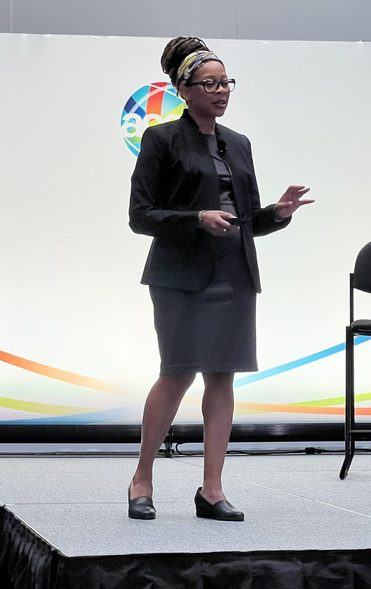 Dr. Vonzella Bryant giving a talk on Diversity and Inclusion for the Dr. Leon Haley Symposium at #ACEP22