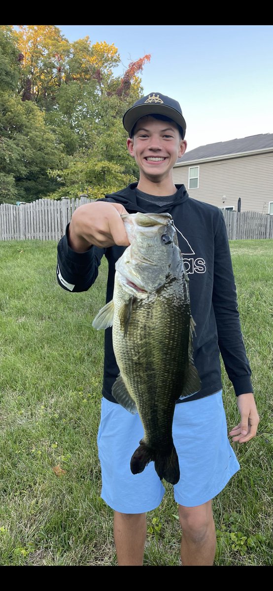 The boy was proud of this one!