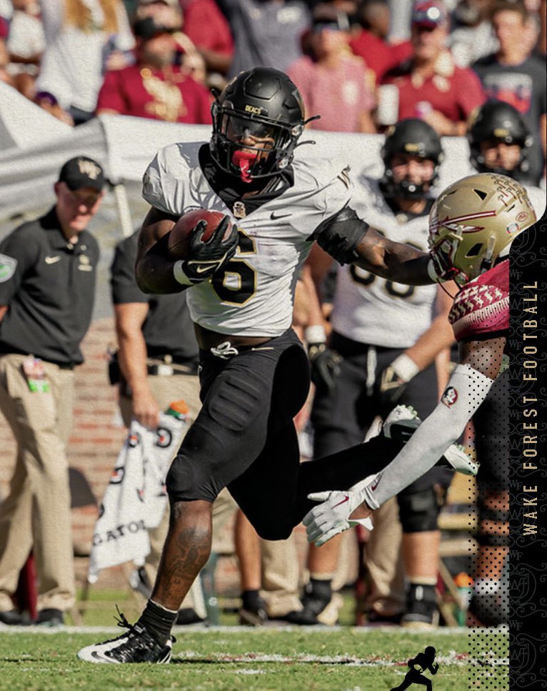 #22 Wake Forest defeats #23 Florida State 31-21. Sam Hartman: • 22/34 • 234 passing yards • 2 touchdowns