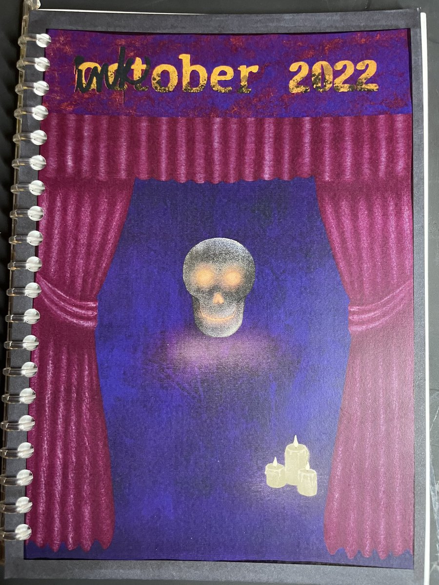 And here's my inktober sketchbook! It does not yet contain a gargoyle. 

(Anybody else drawing this month?)