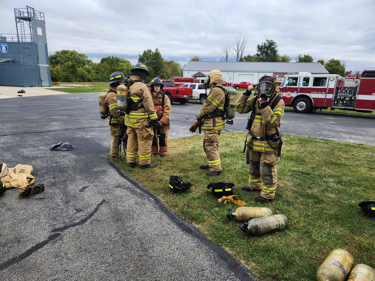 Pictures from our downed firefighter drill.