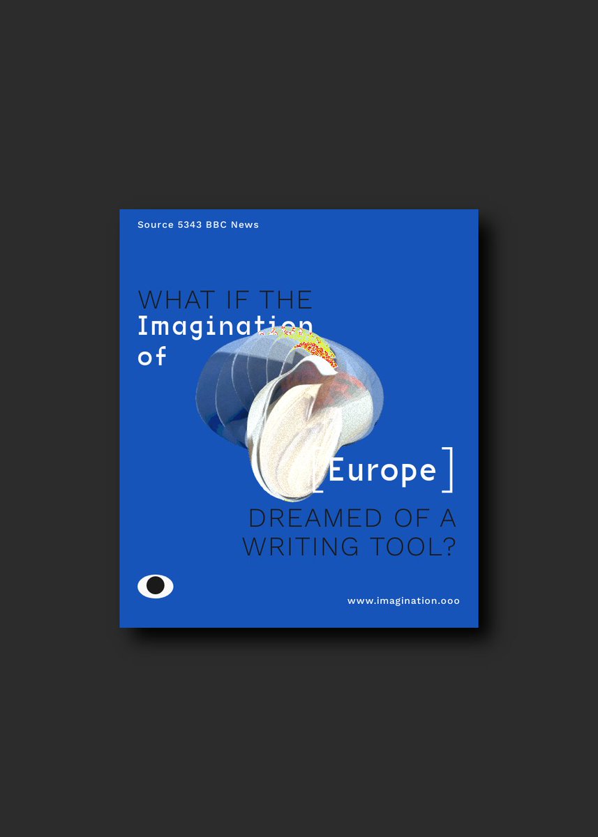 What if the imagination of Europe dreamed of a writing tool? Its a writing tool that could be used to manipulate the world around us
.
