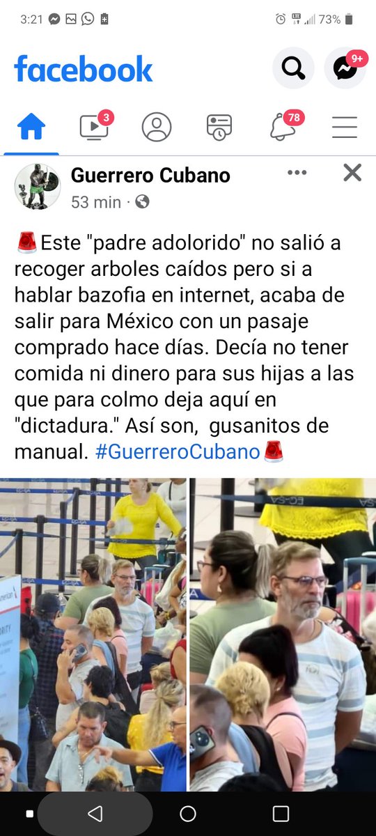 Colina_CTCuba's tweet photo. Se va, se va, se fue. Otra puesta en escena "Made in USA". Patria y Visa. El mismo guión de moda.
#Cuba #FuerzaCuba https://t.co/pFkH33m5zq