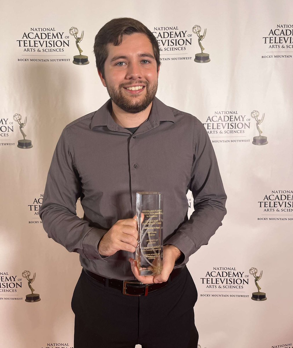 Thank you to <a href="/RockyMtnEmmy/">NATAS, Rocky Mountain Southwest</a> for the Student Production Award for my documentary "Something to Fear" #RockyMountainSPA