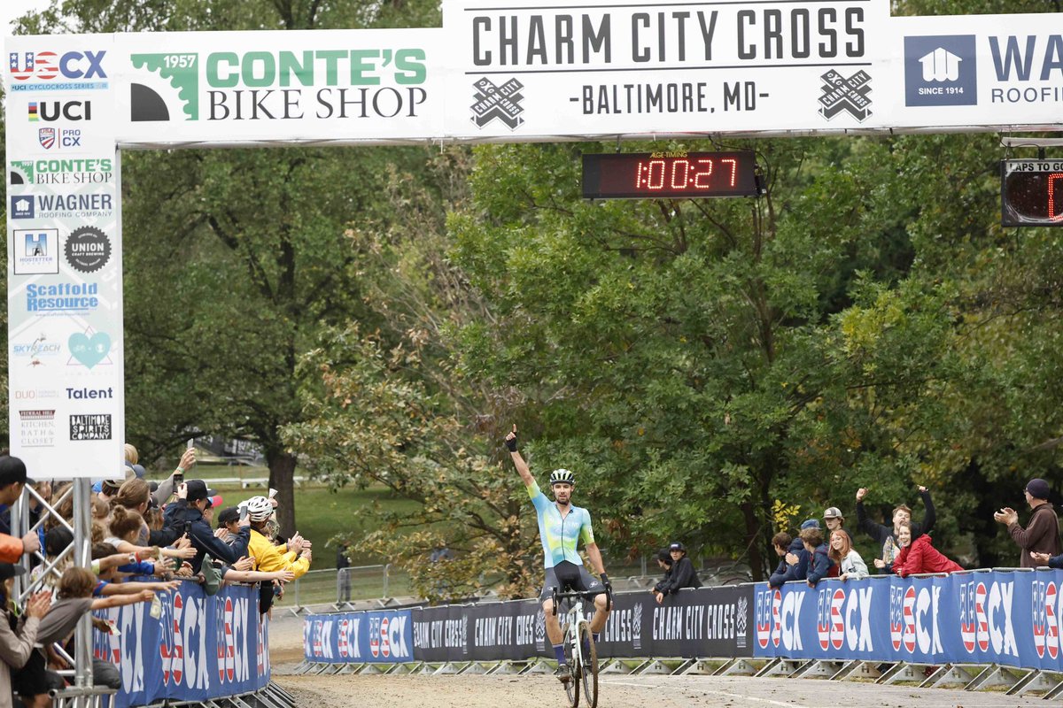 C3CX's tweet image. Vincent Baestaens wins the Men’s Elite race today at @C3CX