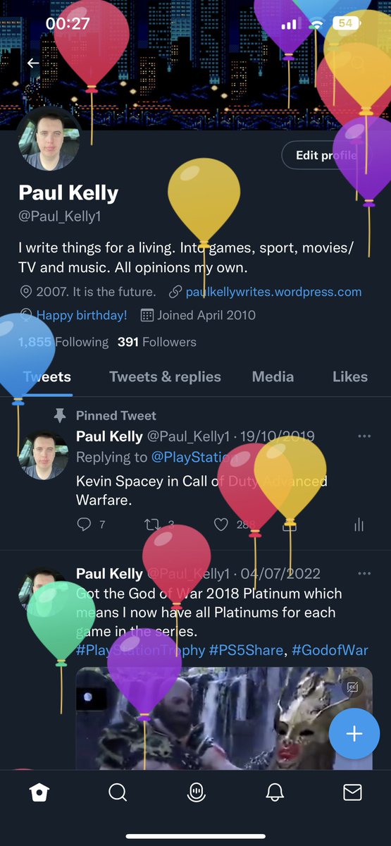 Paul_Kelly1's tweet photo. Happy birthday to me 😂 https://t.co/mscZSZnQtk