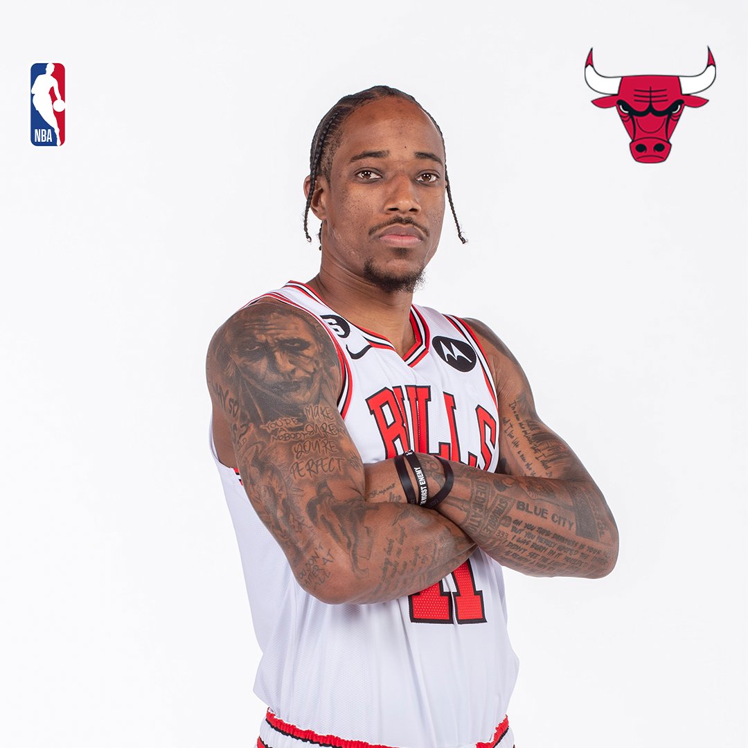 NBA's tweet image. The @chicagobulls are locked in for 2022-23. What do you expect to see from their squad this season?

#NBAMediaDay