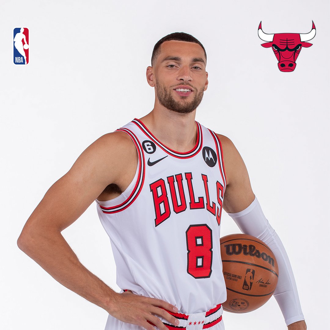 NBA's tweet image. The @chicagobulls are locked in for 2022-23. What do you expect to see from their squad this season?

#NBAMediaDay