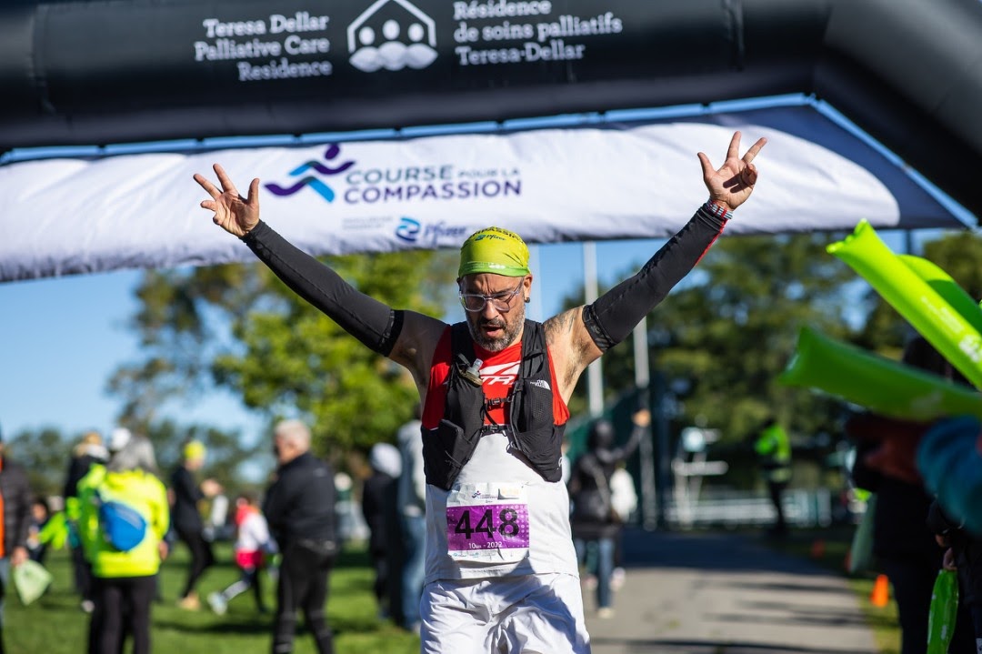 paultrailrunner's tweet photo. Running 10k for a good cause. Mom walked 1k. Go Mom! #coursepourlacompassion 
#teamaltra #embracethespace #zerolimits #running #lgbtqrunner #neverstopexploring #courir https://t.co/0TasnJCglg