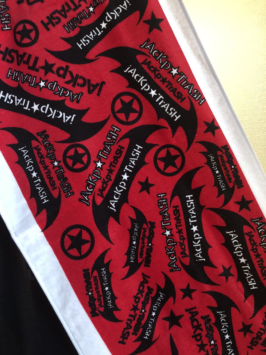 SHOW0327's tweet photo. 本日はjAcKp☆TrASHライブです！
NEWタオル完成しました！
滋賀県野洲BARI-HARIでお待ちしてますm(_ _)m
14:30/15:00
3,500/4,000＋D
出番は18時過ぎからの予定です
https://t.co/BOQxKyhgb4
配信も有ります！
¥2,500
https://t.co/TcT2DT6ju3…
#jAcKp☆TrASH
#ヲタトークフェスタ https://t.co/WOPabzoqrO