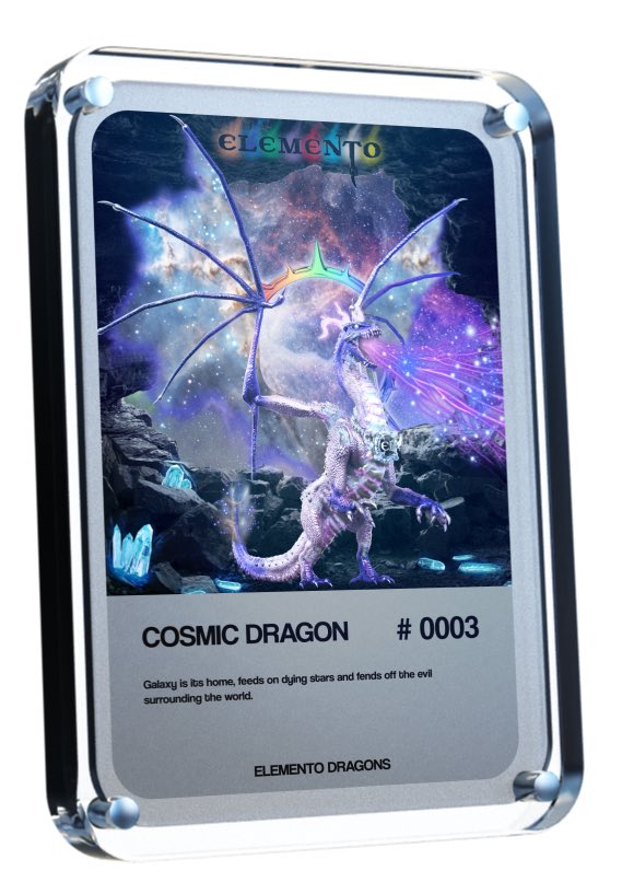 ElementoDragons's tweet photo. Every minted #Dragon will become a digital card that will be #airdropped to your wallet.

Minters will be able to change their #Dragons name &amp; bio. 

There will be exclusive merch &amp; Canvases offers to our holders 

For limited time, for every 2 mints you’ll get 1 #Freemint https://t.co/HluNWVL8Qc