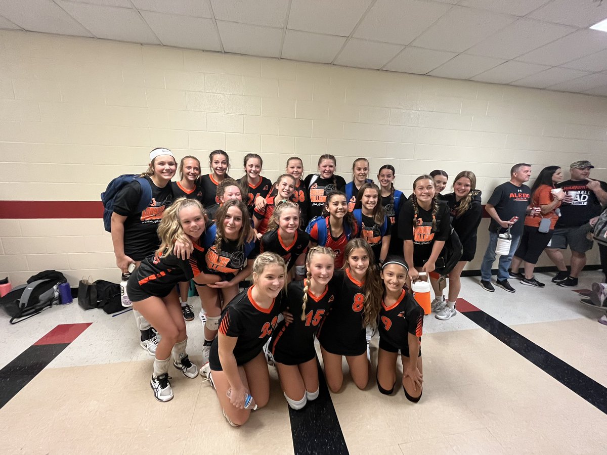 Great day for ladycat Volleyball! 2 schools 1 team AMS and MMS together! <a href="/AledoISD/">Aledo ISD</a> <a href="/McanallyMiddle/">McAnally Middle School</a> <a href="/aledo_ms/">Aledo Middle School</a>