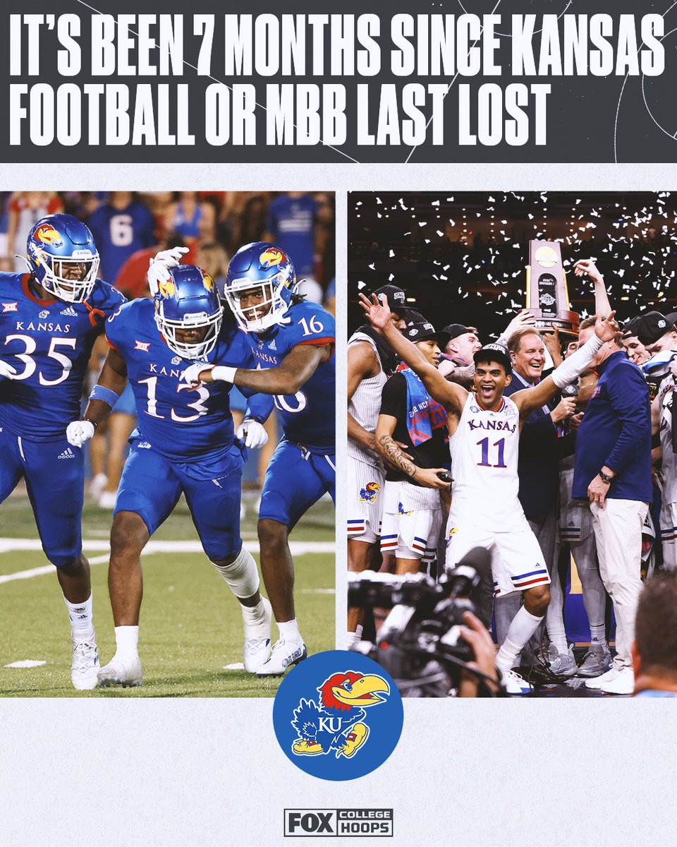 A basketball and FOOTBALL school 😏

cc: <a href="/KUHoops/">Kansas Men’s Basketball</a> <a href="/KU_Football/">Kansas Football</a>