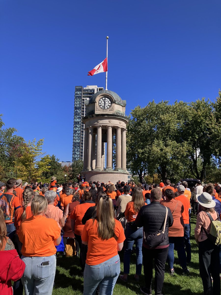 bikemayorwat's tweet photo. Awesome start to the Bike weekend with a Friday ride to Kitchener to join the National Day for Truth and Reconciliation community walk with the @SustainableWat team. We then walked to Willow River Park/Victoria Park and took part in the festivities #CycleWR #WalkWR https://t.co/GOnw0CUP0w