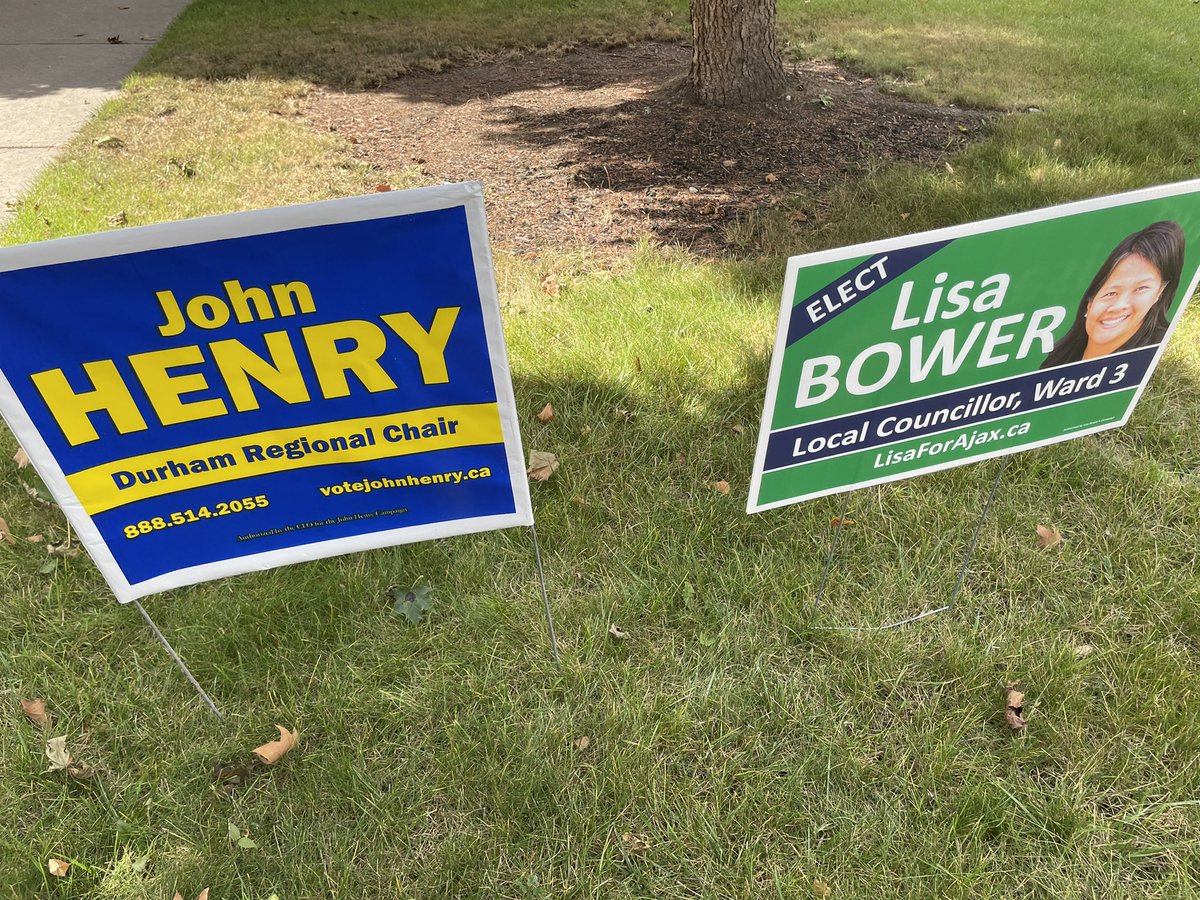 progright's tweet photo. Signs!
Iβd get a @yourvoice4ajax sign too, but heβs running in the wrong ward π.
#DurhamRegionVotes #AjaxVotes
π¦: @JohnHenryDurham
π©: @lisaforajax https://t.co/vms0xGWAYK