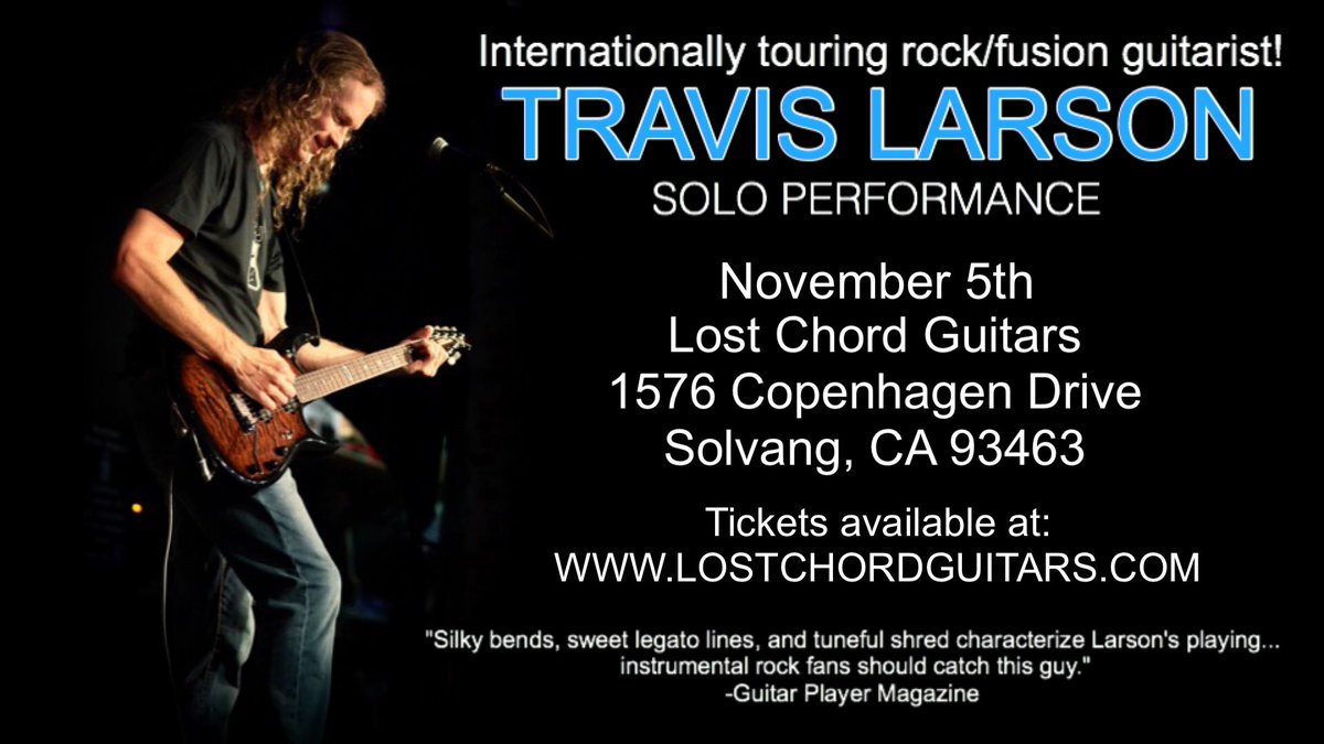 TLarsonBand's tweet photo. TICKETS:
https://t.co/SqmxrxySdB #travislarsonband #concert #Guitarist #rockfusion #shredguitar https://t.co/fDOZnK8a6H