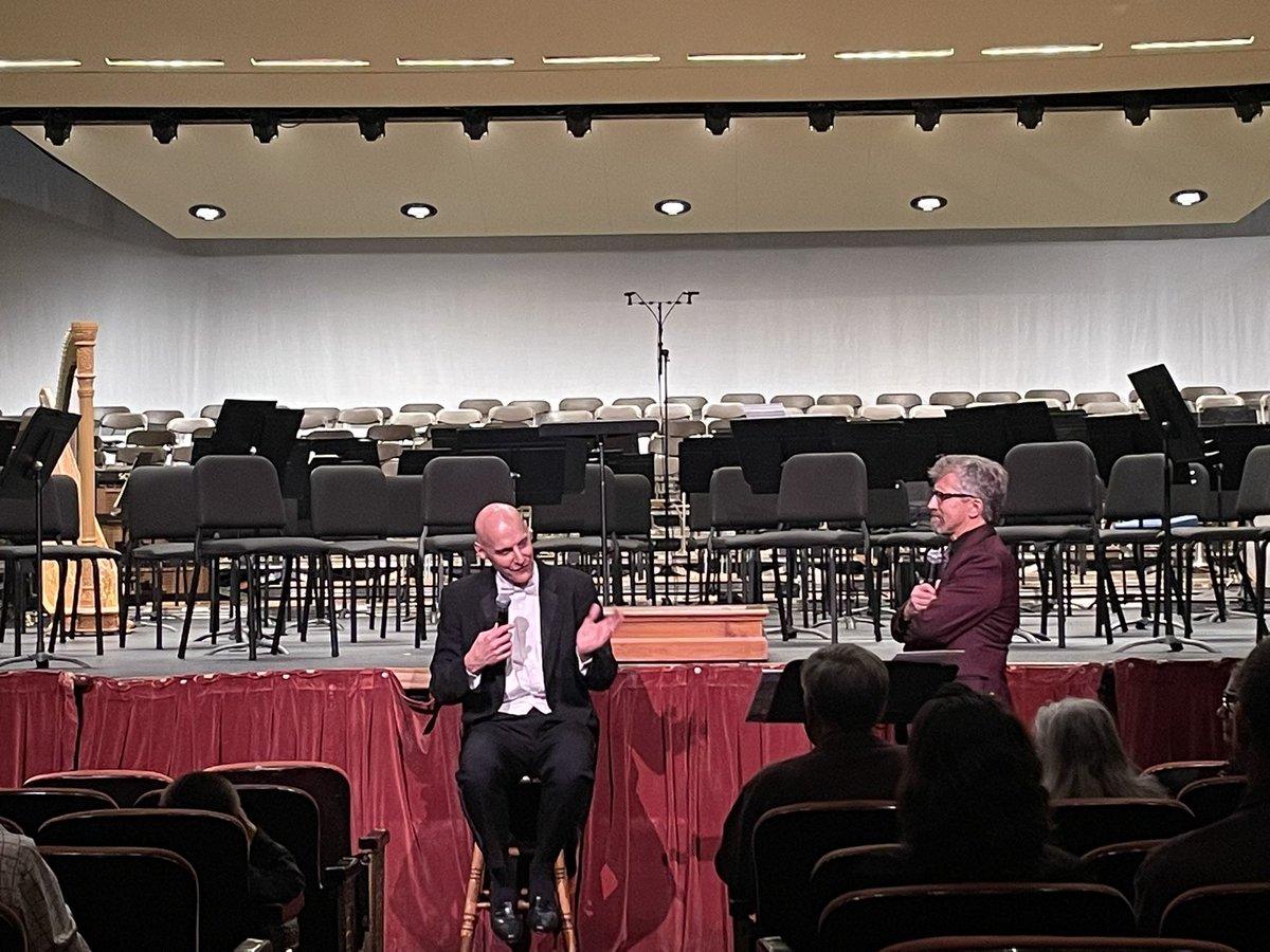 Concert Conversations is live now! 

Join us for our performance of Beethoven's 9th  Symphony &amp; Jonathan Bailey Holland's "Ode" tonight at 7:30