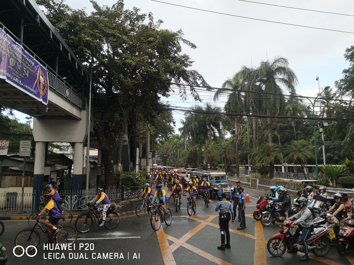 ATM Congratulations, bikers #PedalForPeopleAndPlanet Arriving in Pasig