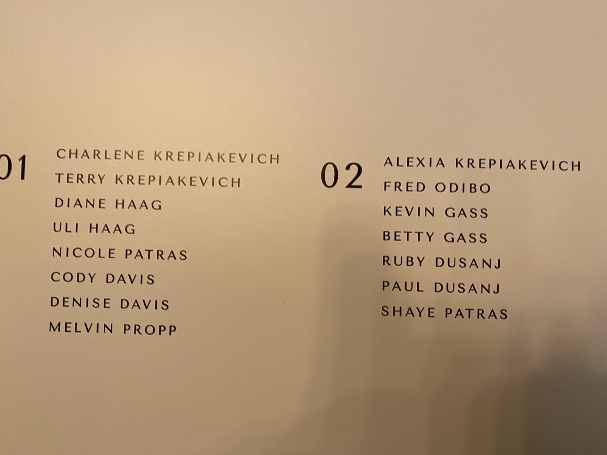 Day is taking a bit of a detour. Apparently we aren’t seated at the same table 😂😂😂 I wonder if <a href="/propper78/">Nicole Patras</a> requested this