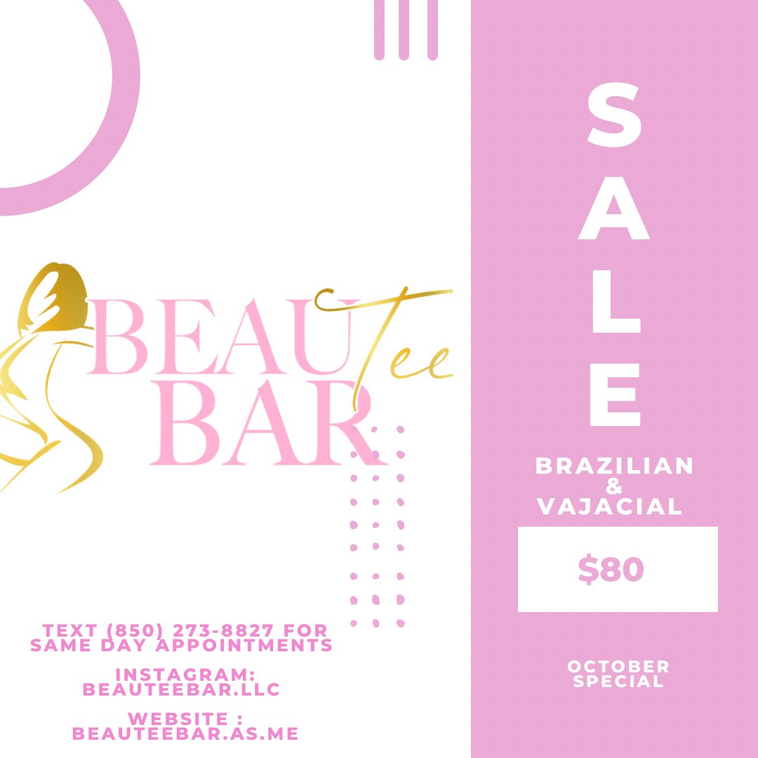 TheQueenTeeTee's tweet photo. 💕New monthly sale💕 In Tallahassee, FL
•
•
•
#tallyfacials #tallahaseewaxing #tallywax #famu26 #famu25 #famuwaxing #fsuwaxing #fsu23 #fsu24 #tallyesthetician https://t.co/4VtlliCVtW