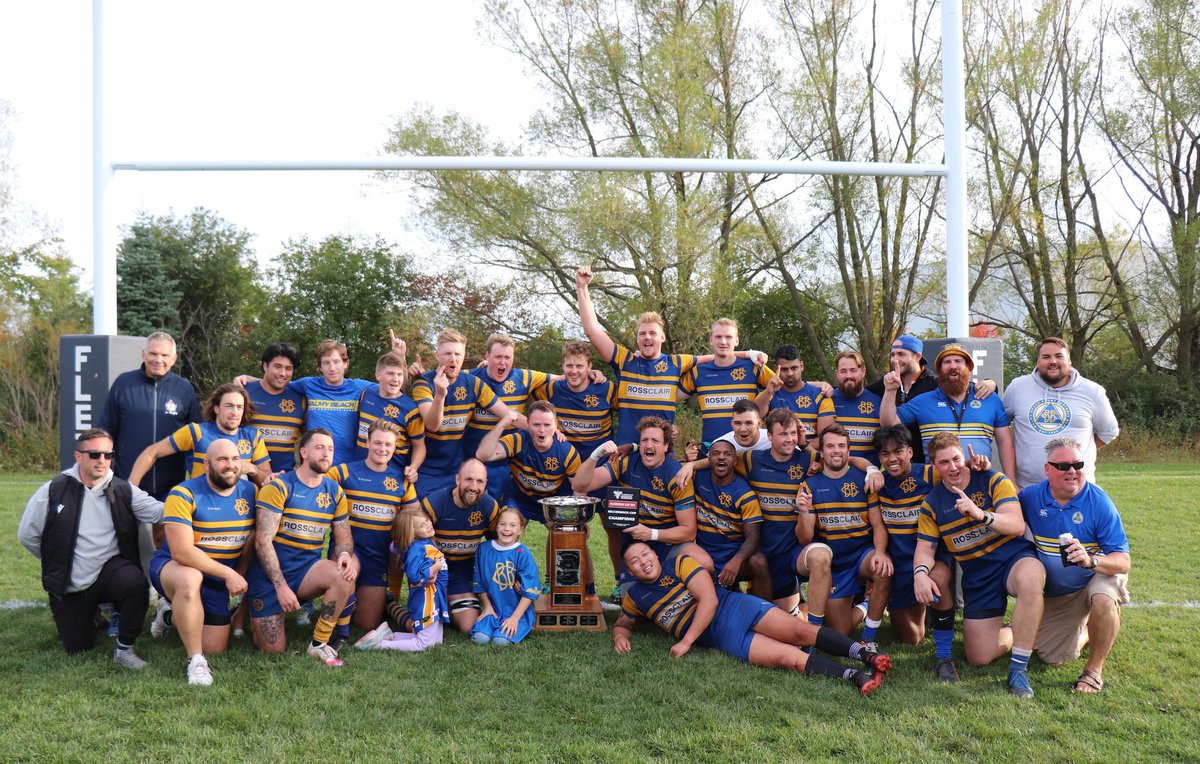 RugbyOntario's tweet photo. What. A. Match. Balmy Beach are the 2022 McCormick Cup Champions! The Beach defeated the Toronto Scottish 24-23 in a thrilling match that came down to the wire! Congratulations to Balmy Beach on their McCormick Cup title and to the Toronto Scottish on a great season. https://t.co/ZXYd82FT8g