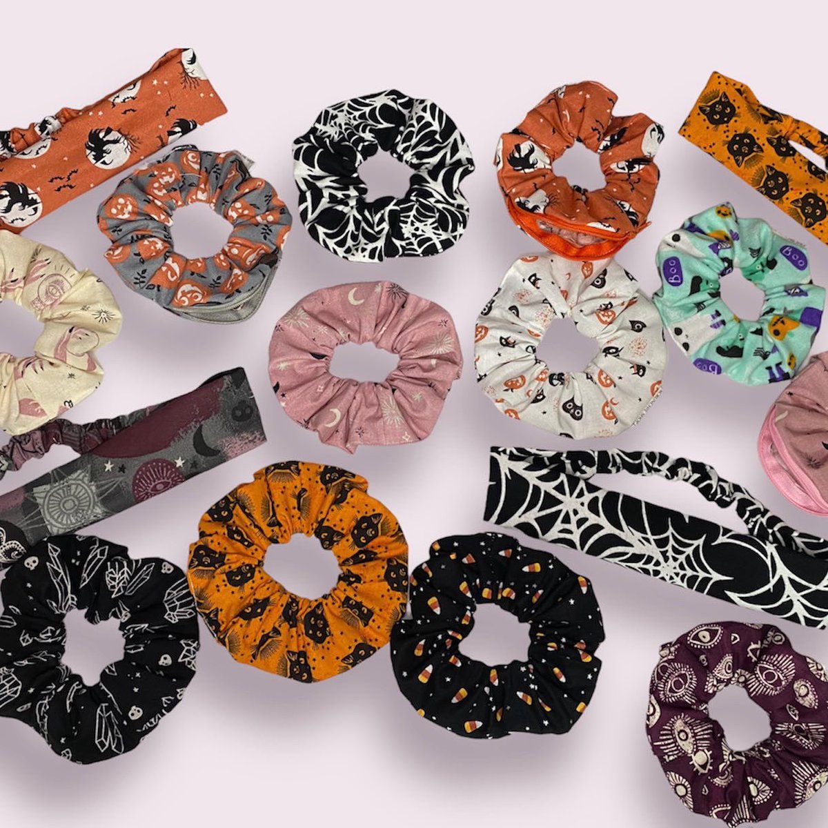 ScrunchieShop's tweet photo. Halloween Collection out now! π Shop online at https://t.co/SrqxPq6SjI
#scrunchies #scrunchieshop #oregonscrunchies #oregon #pnw #handmade #shopnow #shopping #spookyseason #SpookyScarySunday #Halloween https://t.co/Z3oolmnCMD