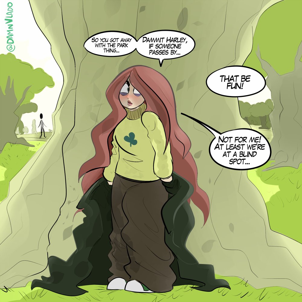 DamnVlado's tweet photo. Hey everyone! Here's next part of Poison Ivy's strip game!!! 😈 By popular demand, the girls got to the park 🌿☺️
Big special thanks to the kind supporters at Ko-fi 🥰🧡💚❤️💜
As usual, vote below! https://t.co/F4bpVO9WSW