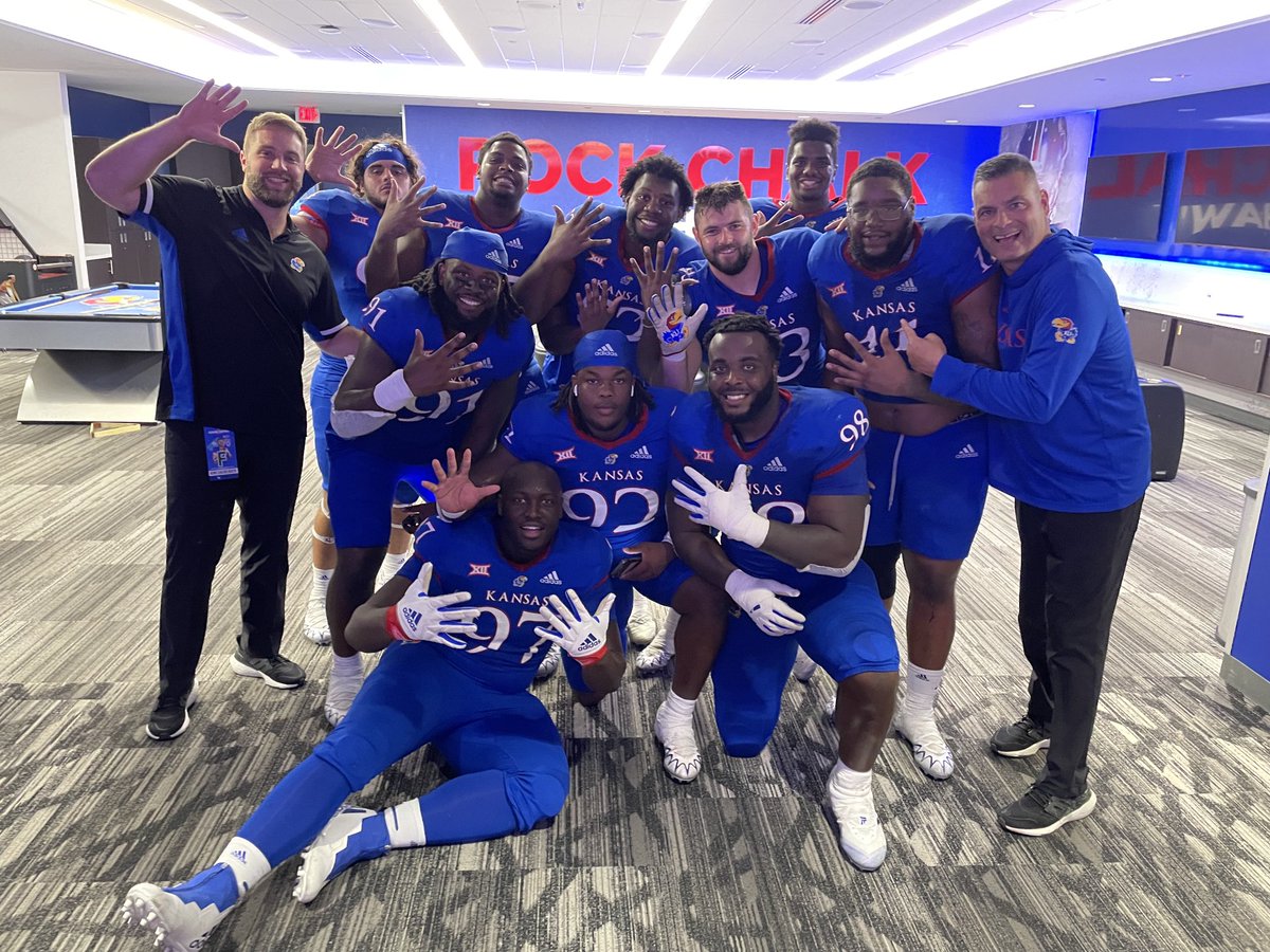 So proud of these guys! Put the ball down #WArdaddies #rockchalk
