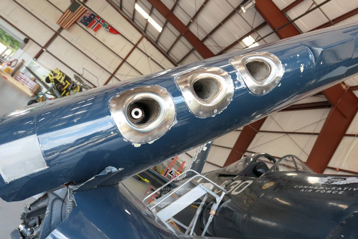 USAS_WW1's tweet image. #planespotting #planespotter #avgeek: This F4U Corsair (actually a Goodyear FG-1A Corsair) I saw was GlenPowell’s (Tom Hudner’s) Corsair 205 in the #DevotionMovie! I sat in the cockpit and took so many detailed photos you'll love! #Models @Sylvia70485099