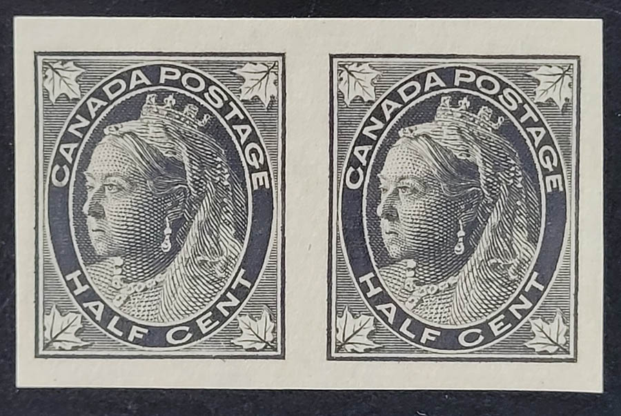 AllNations1949's tweet photo. Realized $825 Canada #66ii VF Unused 1897 1/2c Imperforate Pair, 50 issued $600 Lot 19 in our auction Saturday 1st October 2022 #1/2cImperforatePair #CanadaStamps #ImperforatePair #LimitedIssue
https://t.co/TxSUTx8yFo https://t.co/ZWGpUUzTPD