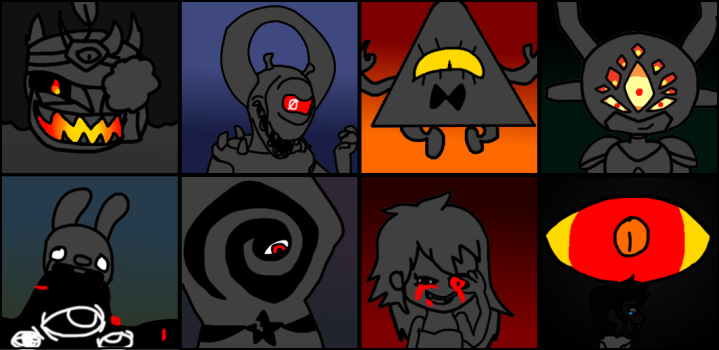 redstinger6651's tweet photo. Soo the artist decided to draw something featuring these guys again... don't know what they are...
#SMG4 #SMG0, #GravityFalls #BillCipher #amphibiafanart #Darcywu #PibbyFanart #glitchpiibby #mariorabbidsfanart #cursa #akumakirasdayoff #paina https://t.co/NgtibBZWi6