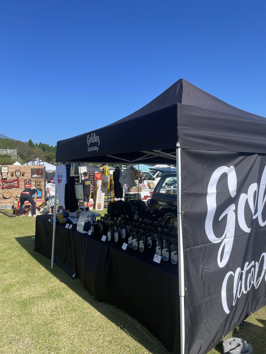 auto_goldies's tweet photo. Custom Hill
始まりました！
設営完了です！

#customhill
#customhillreunion
#goldrushcarcare
#goldiesautodetailing https://t.co/JnM54tRuL8
