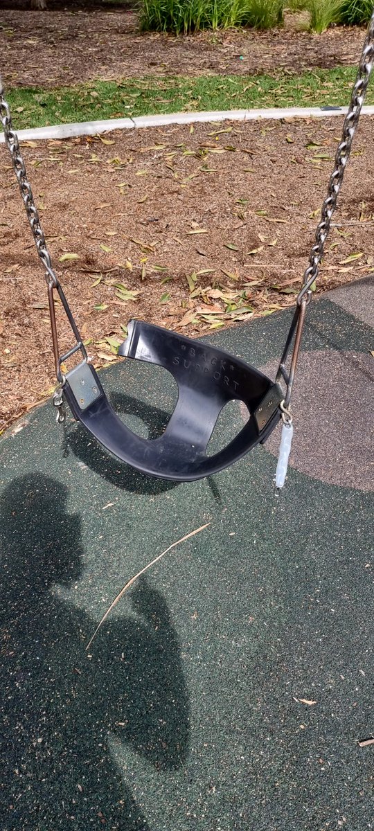 croyds's tweet photo. @CanadaBay broken swing seat at Five Dock park. Thanks in advance for fixing it https://t.co/lUYjLN7SnO