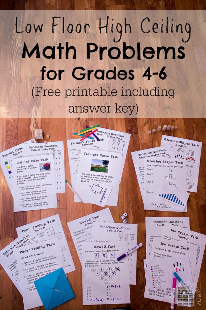 ThriftyHS's tweet photo. Challenge your little (or big) math minds with these Low Floor, High Ceiling #math Problems! #thriftyhs #hs #hsmoms #hsfreebies #homeschool #homeschooling #homeschoolers #elementary #middleschool https://t.co/VUk9JUu2SD https://t.co/3kSa8PPnOx